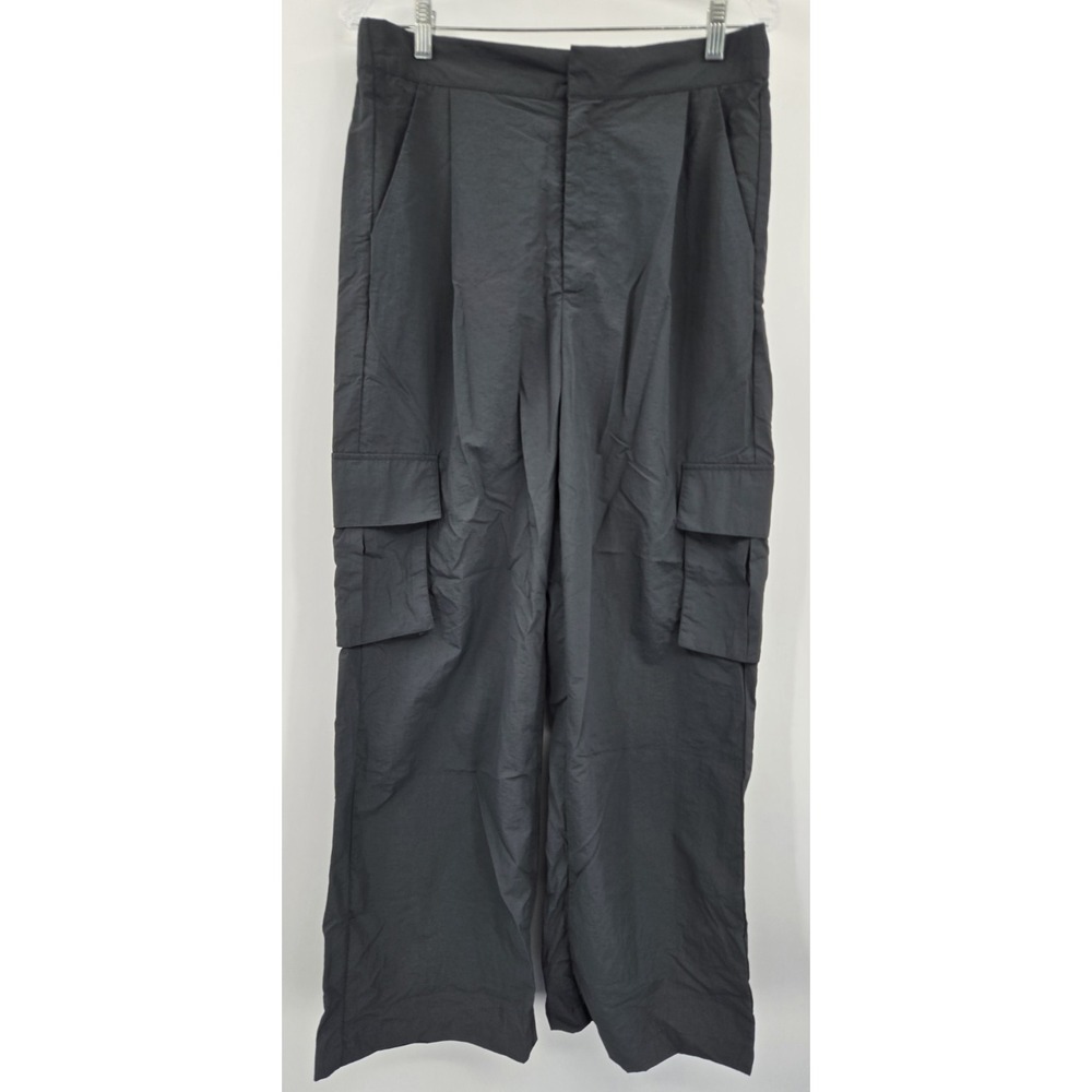Wilo The Label Parachute Fly Cargo Pants Women's S Gray Wide Leg Anthropology